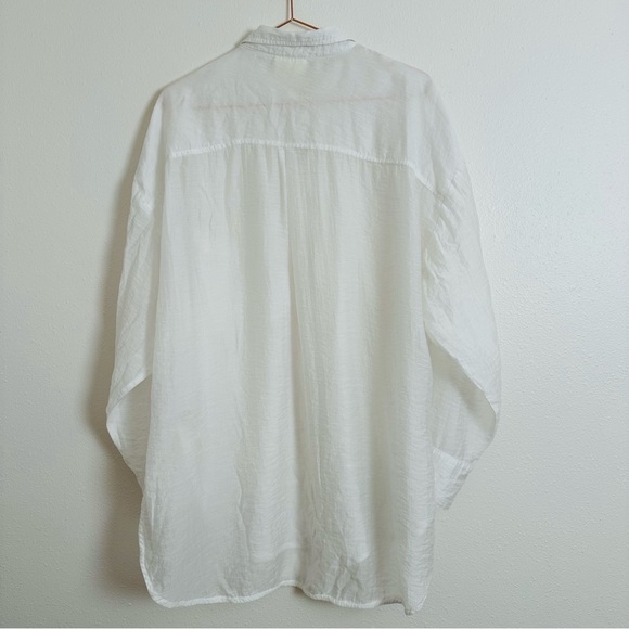 Maeve by Anthropologie Button Down Shirt Sheer Edition - Picture 12 of 15